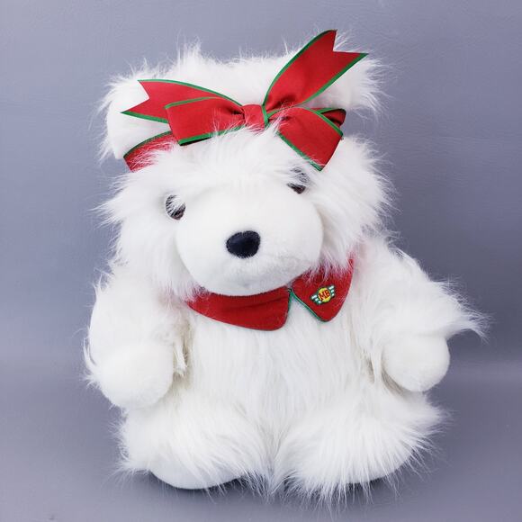 Vintage Miss Santa Bear 1987 Plush Stuffed Animal Dayton Hudson Christmas NWT - Picture 2 of 8